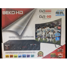 Цифровая приставка BEKO HD T777(DVB-005)  (DVB-T2/C, WI-FI, USB, метал корпус)
