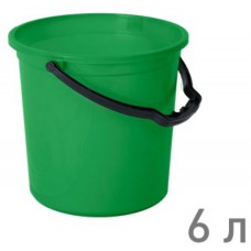 Ведро  6л «Тюльпан» г.Пятигорск зелёное