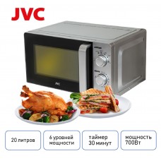 СВЧ JVC JK-MW140M (20 л, механ.) серебро