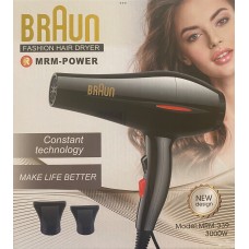 Фен BRAUN* MRM-339 (3000Вт,проф)