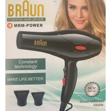 Фен BRAUN* MRM-559 (3000Вт,проф)