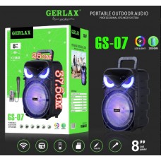 Переносная муз.система GERLAX GS07 (38см,микрофон,BLUETOOTH)