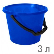 Ведро  3л «ФРУКТОВОЕ» г.Пятигорск синее