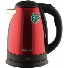 Чайник SCARLETT SC-EK21S76 (2л,металл) красный