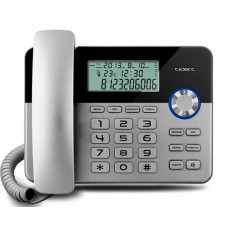 Телефон TEXET TX-259 чёрный/серебристый с АОН
