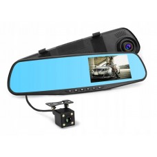 Видеорегистратор-зеркало LESA T6 (2 камеры,экран 4,3”)