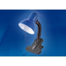 Лампа настольная UNIEL 00755 TLI-202 синяя на прищепке