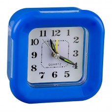 Будильник PERFEO Quartz “PF-TC-003”,квадрат,9,5*9,5см,подсветка,синий (PF_C3095)
