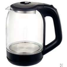 Чайник Добрыня DO-1238B (1,8л,стекло) чёрный