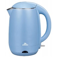 Чайник Добрыня DO-1249B (1,8л, металл/пластик) голубой