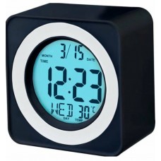 Часы-будильник PERFEO LED “BOB” PF-F3616,чёрные (PF-C3743) дата,температура