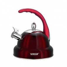 Чайник со свистком VITESSE VS-1117 (3л) красный