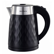 Чайник SUPRA KES-1799 (1,7л,мет/пласт) чёрный