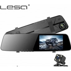 Видеорегистратор-зеркало LESA T7 (2 камеры,экран 4,5“)