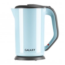 Чайник GALAXY GL 0330 (1,7л,мет/пласт) голубой