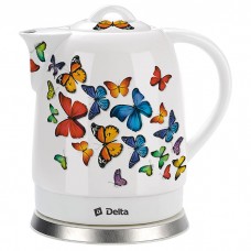 Чайник DELTA LUX DL-1233A (1,7л,керамика) бабочки