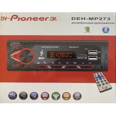 Автомагнитола DV-Pioneer.OK DEH-MP273 (4*60W,HandsFree,BLUETOOTH,USB+зарядка,пульт)
