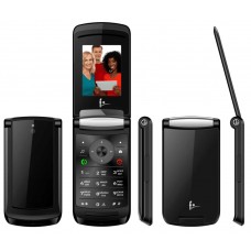 Моб.телефон F+FLIP2 (2SIM) чёрный раскладушка