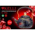 Чайник эмалированный KELLI KL-4482 (2,5л) узоры