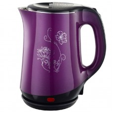 Чайник Добрыня DO-1244 (1,8л,2000Вт,двойные стенки,фиолетовый с рисунком)