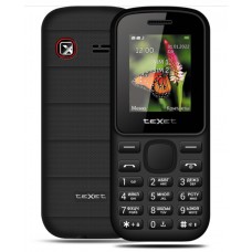 Моб.телефон TEXET TM-130 Black+red  (2SIM)