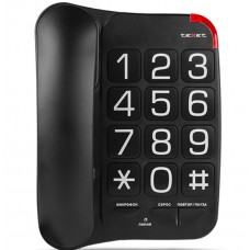 Телефон TEXET TX-201 (Бабушкофон) чёрный 