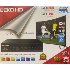 Цифровая приставка BEKO HD T777(DVB-168К5)  (DVB-T2/C, WI-FI, USB, метал корпус)